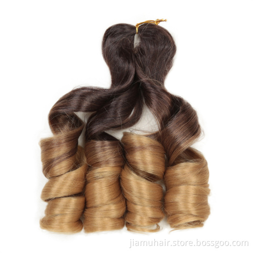 ocean wave braiding hair 20 inch wavy synthetic crochet hair french curly braids extensions blonde crochet hair french curl